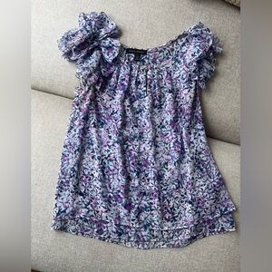 Banana Republic Multicolor Floral Blouse